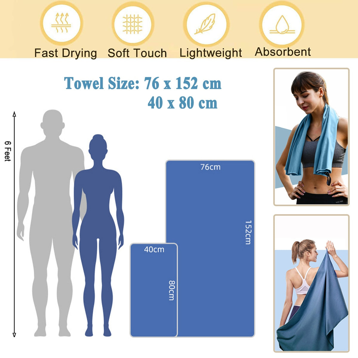 Quick Dry Microfiber Towel