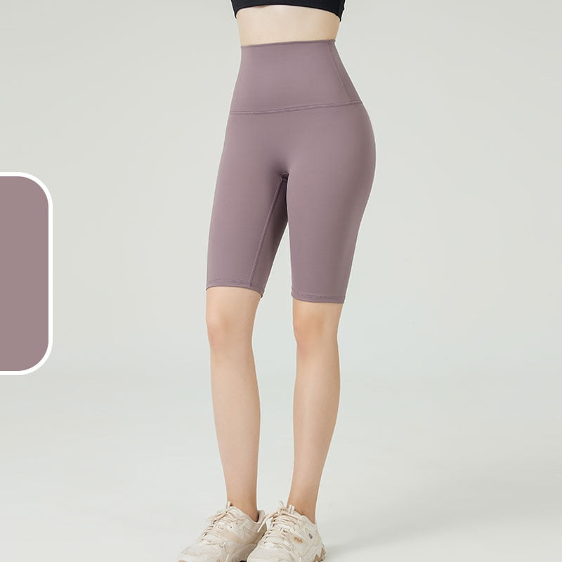 Women's High Waist Push Up Leggings Shorts