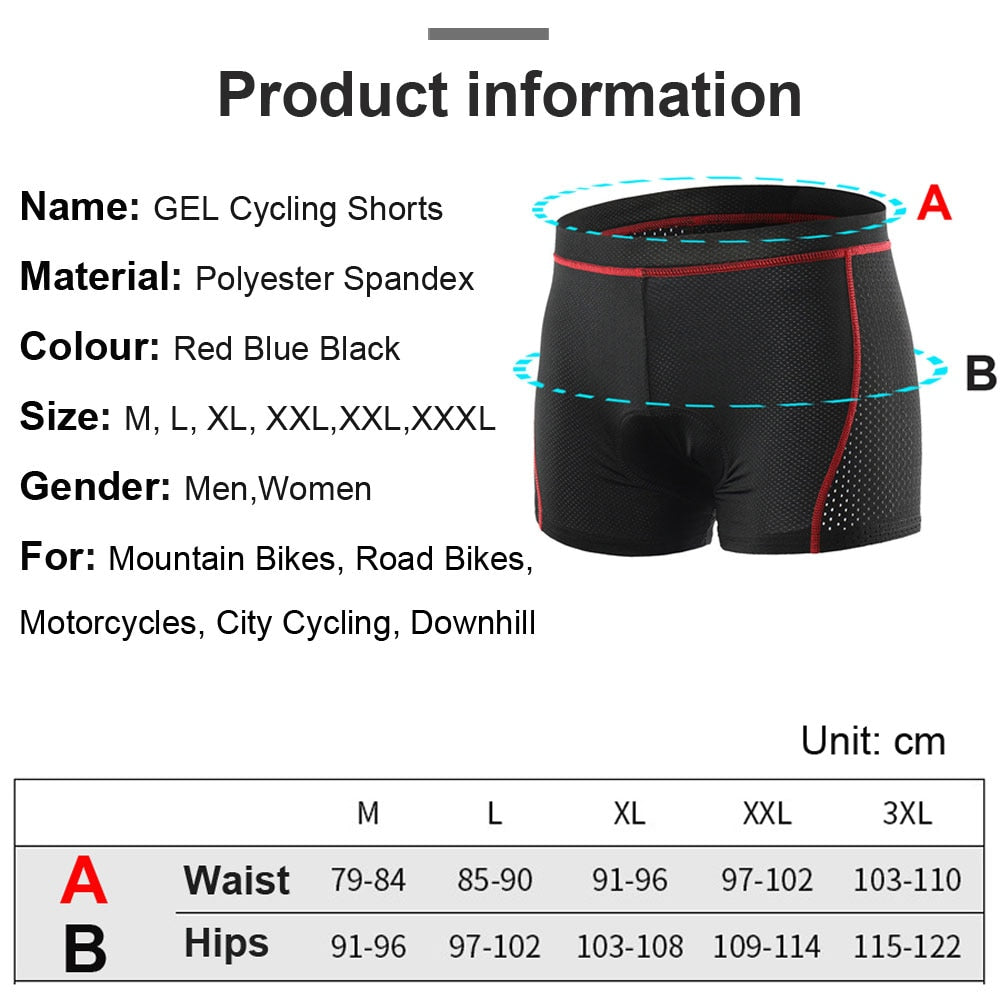 Men's Mesh Underwear and Gel Pad