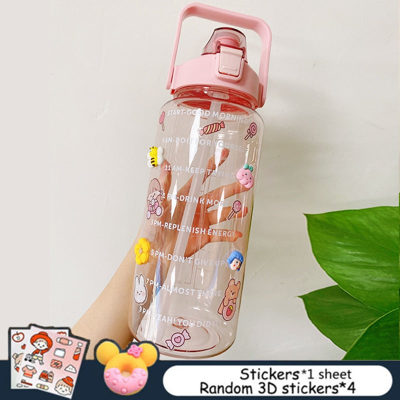 Reminder Water Bottle, Reusable