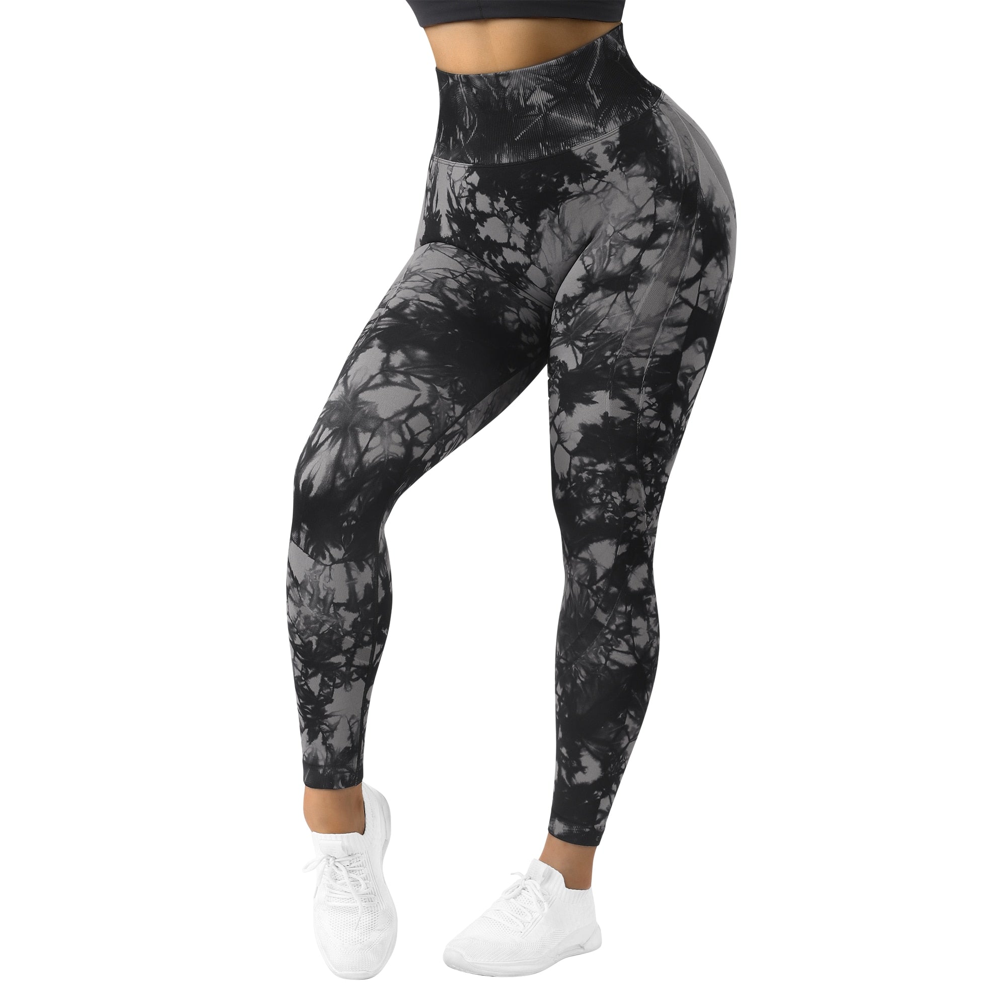 V-Waist Tie Dye Leggings