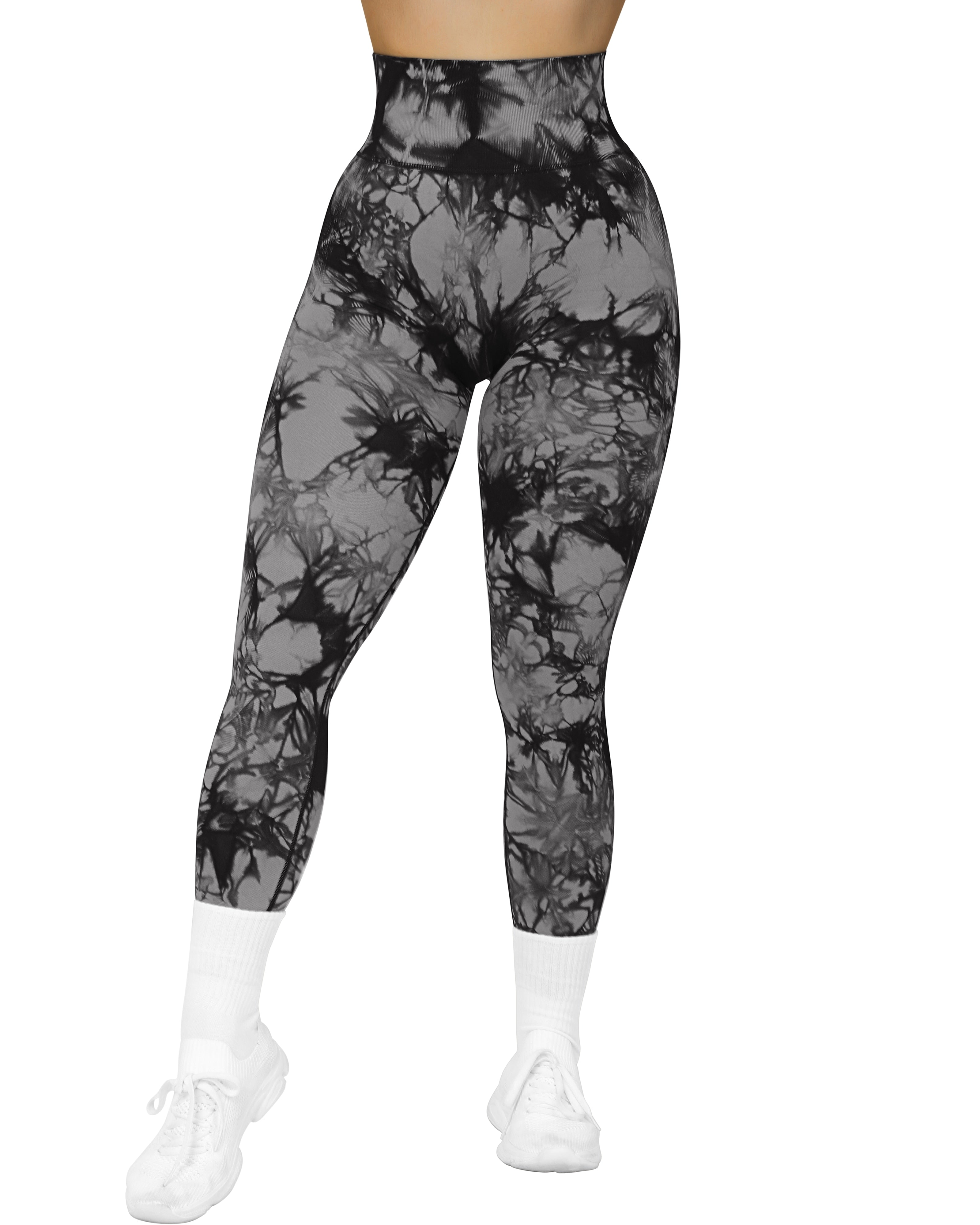 V-Waist Tie Dye Leggings