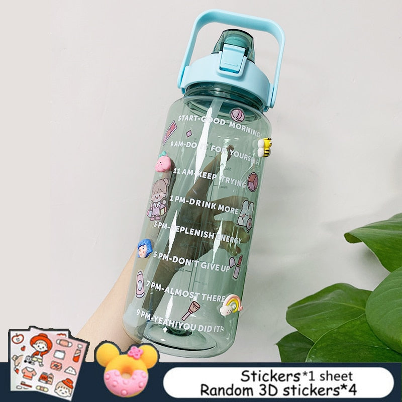 Reminder Water Bottle, Reusable