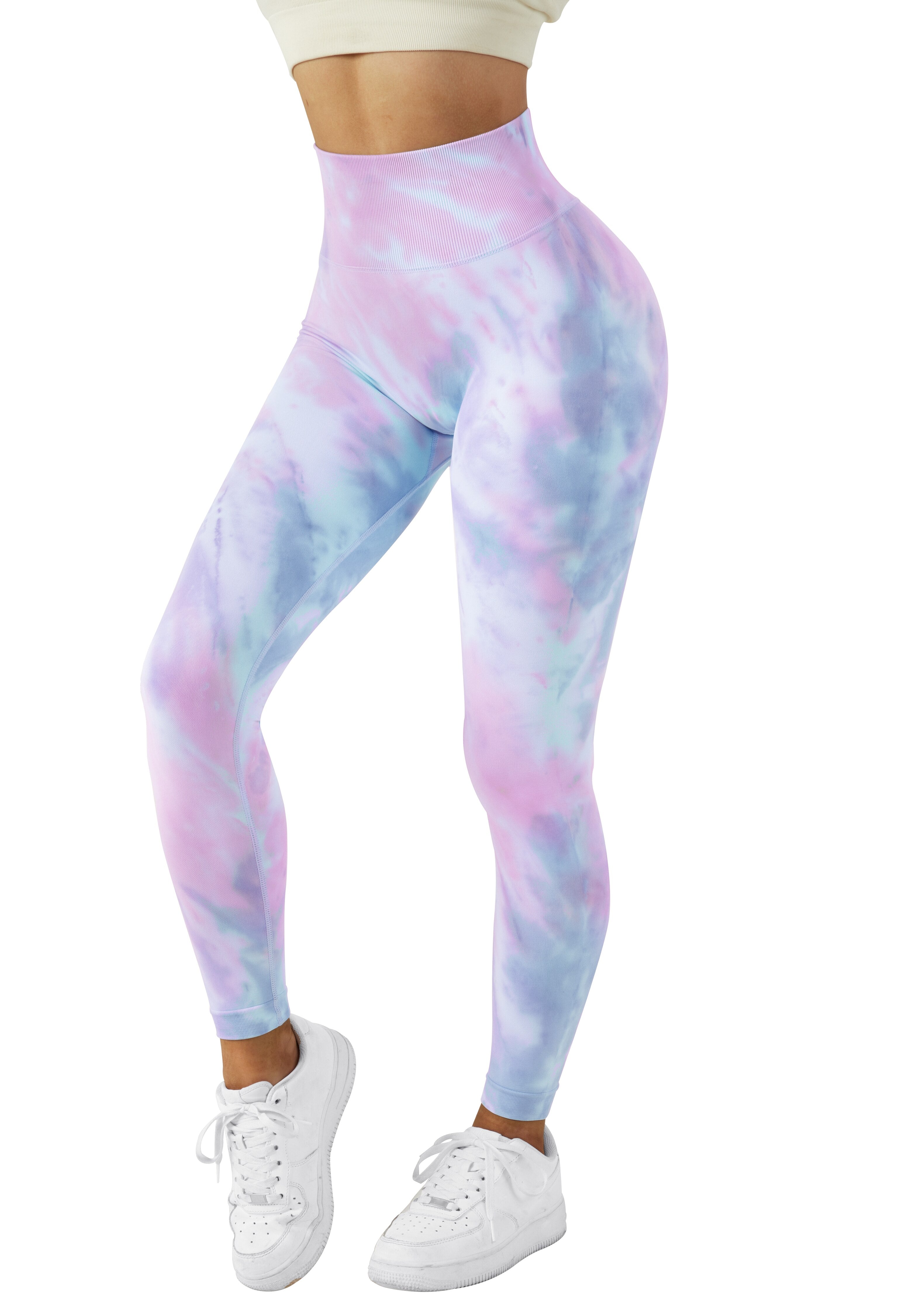 V-Waist Tie Dye Leggings