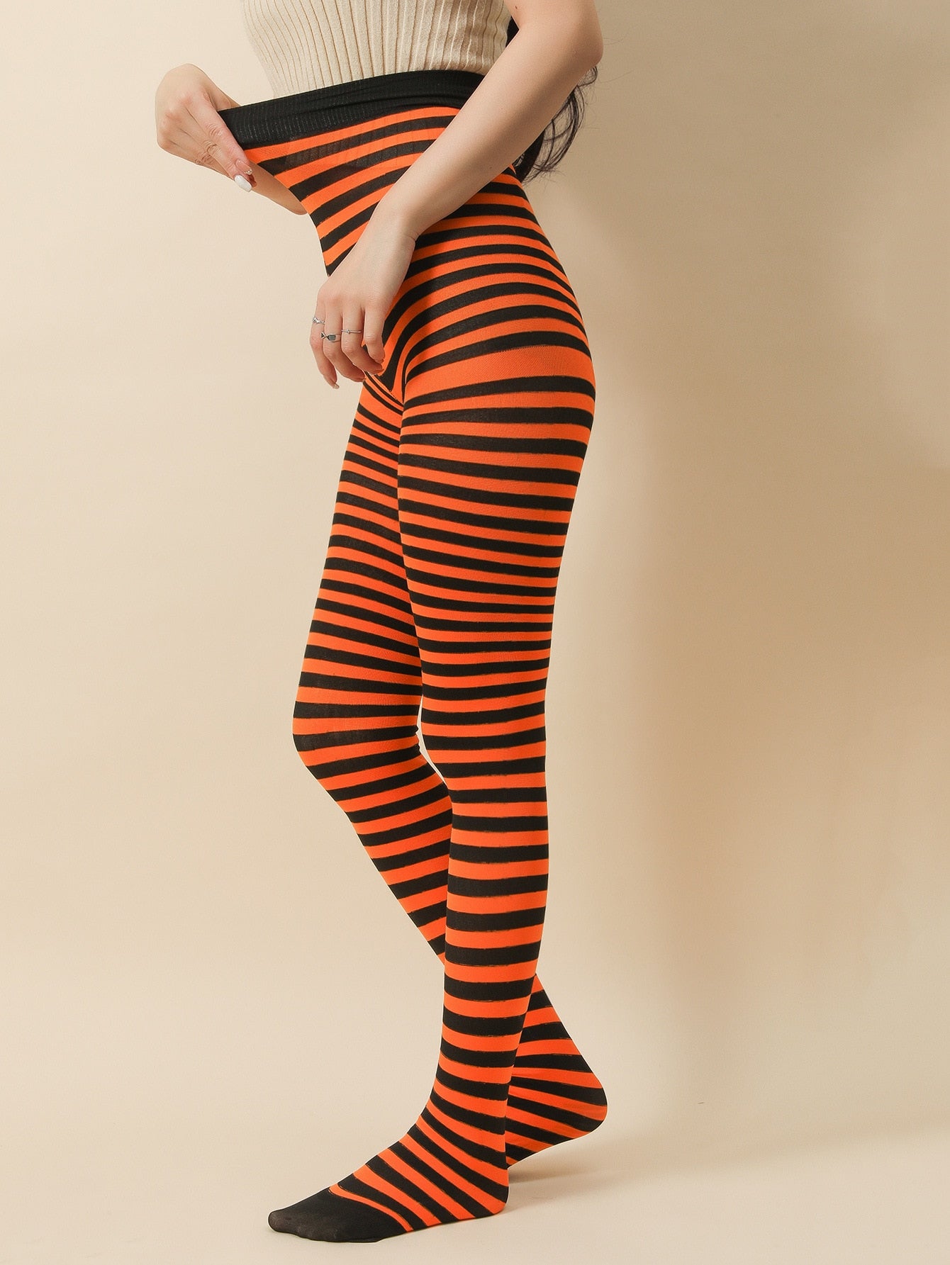 Striped Yoga Leggings