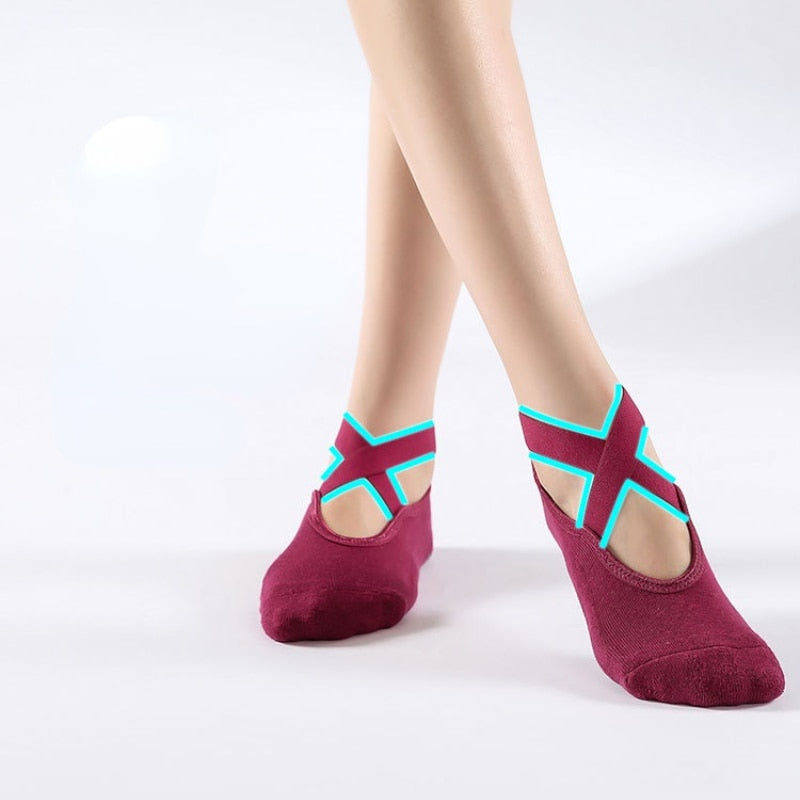 Anti-Slip Women Yoga Socks