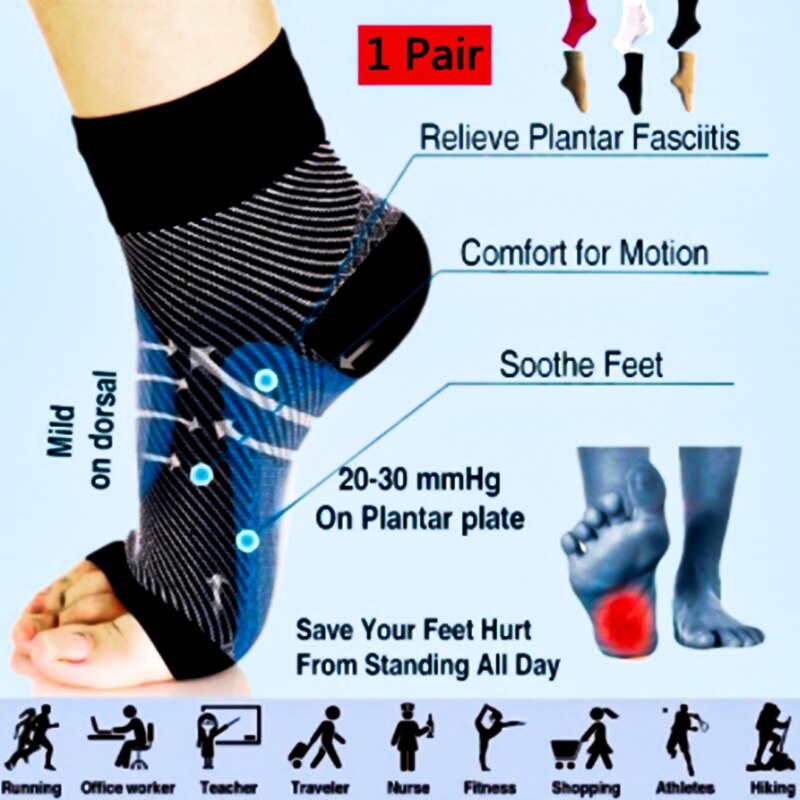 Anti-Fatigue Ankle Support Compression Socks