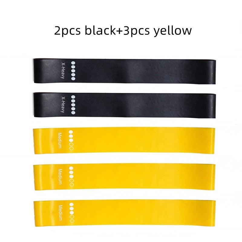 5pcs Elastic Workout Band