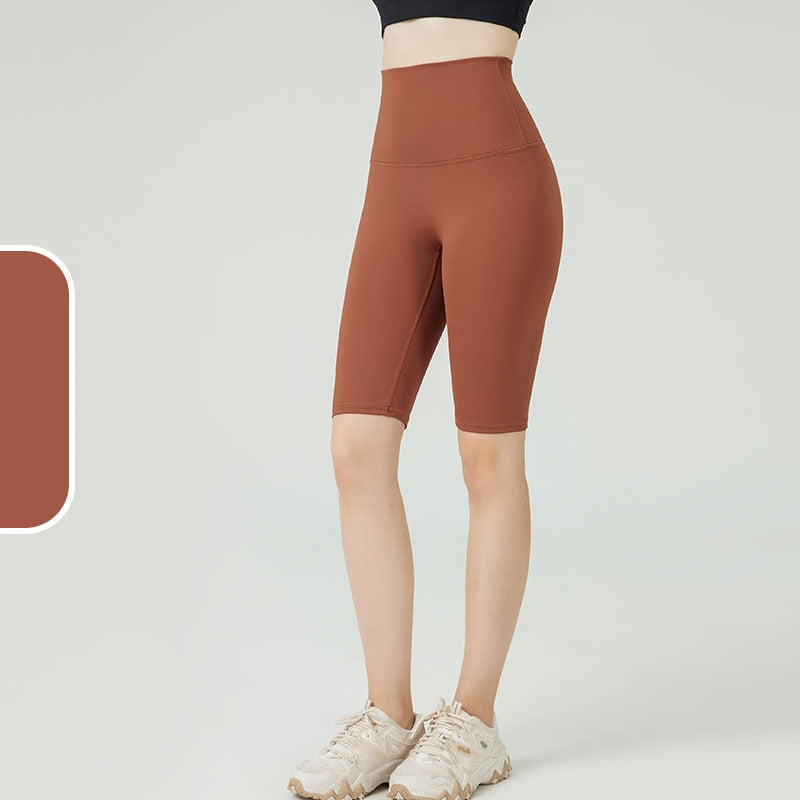 Women's High Waist Push Up Leggings Shorts