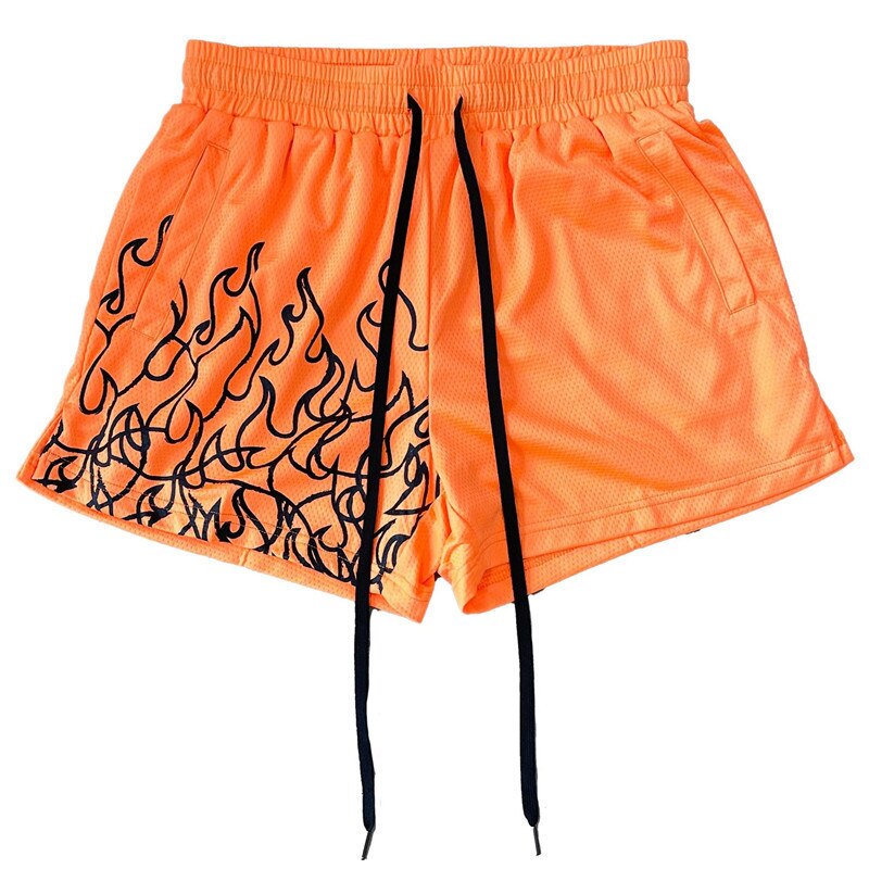 Flame Design Workout Shorts