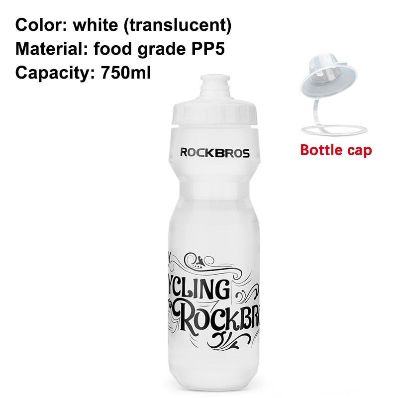 Leak-Proof Water Bottle and Bottle Cage