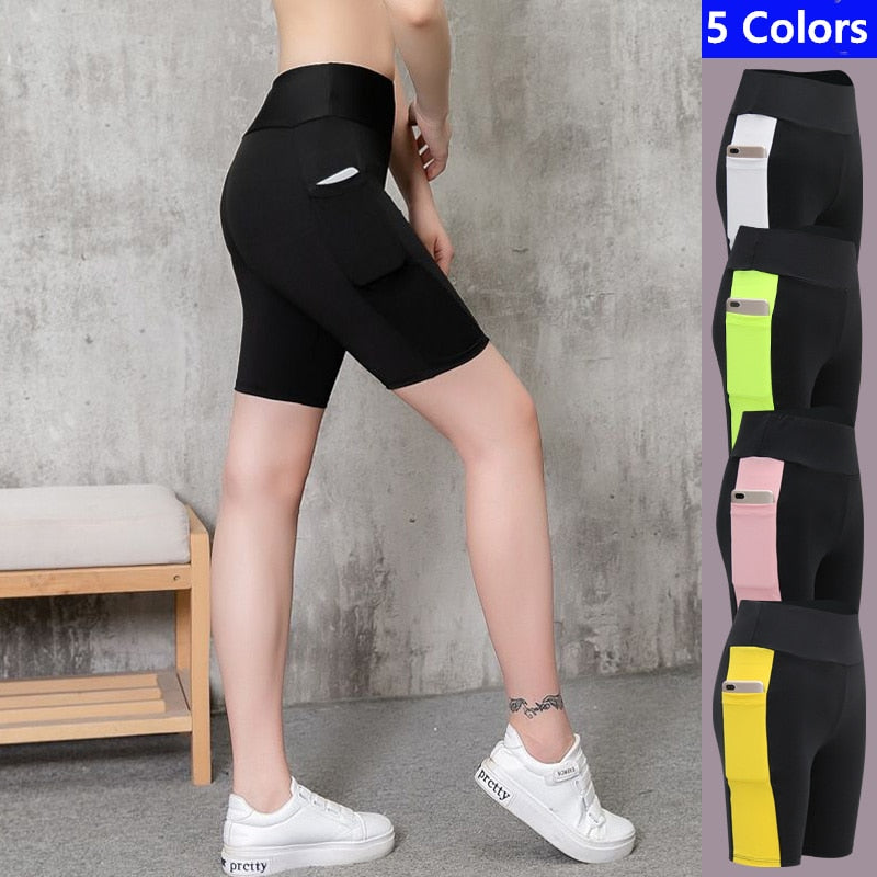 Womens Yoga Shorts With Pockets