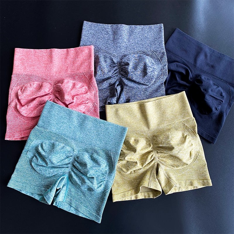 Women's High Waist Push Up Shorts