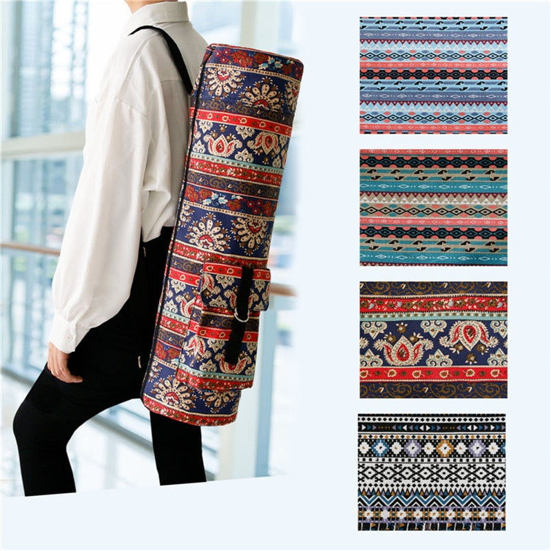 Bohemian Yoga Mat Storage Bag