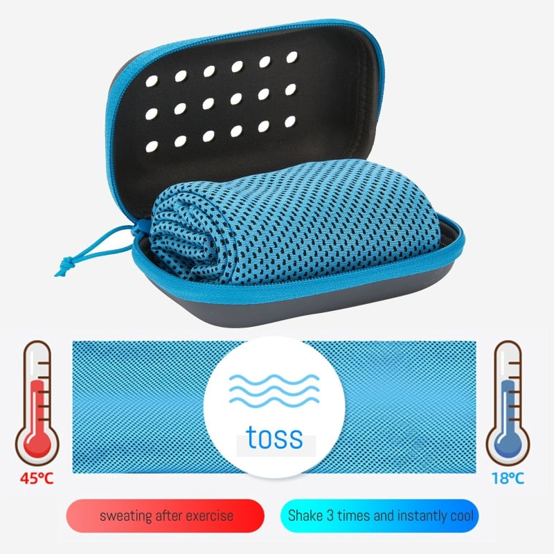 Quick Dry Cooling Towel with Storage