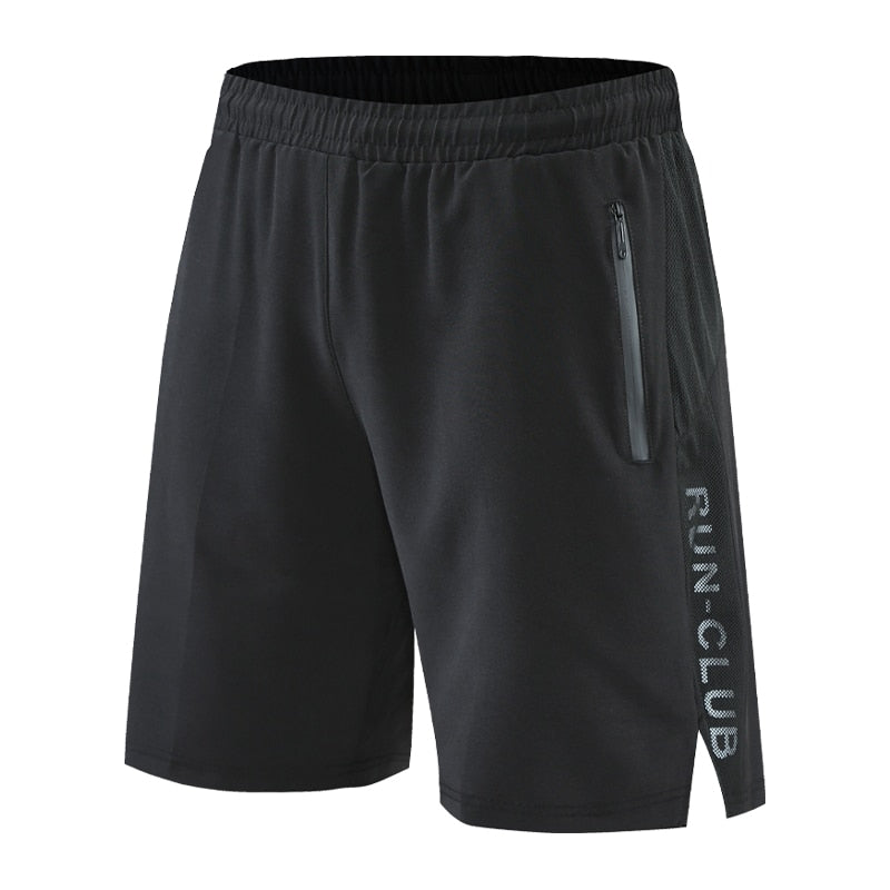 Men's Fitness Zipper Pockets Shorts