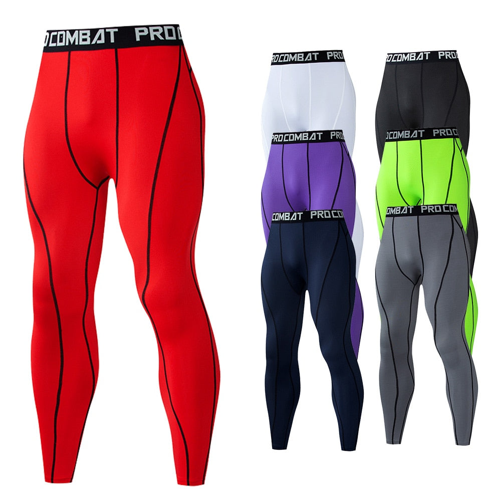 Mens Compression Workout Leggings