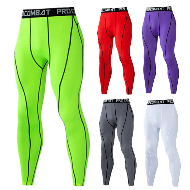 Mens Compression Workout Leggings