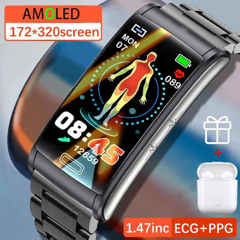 Waterproof Health Tracker Smartwatch,