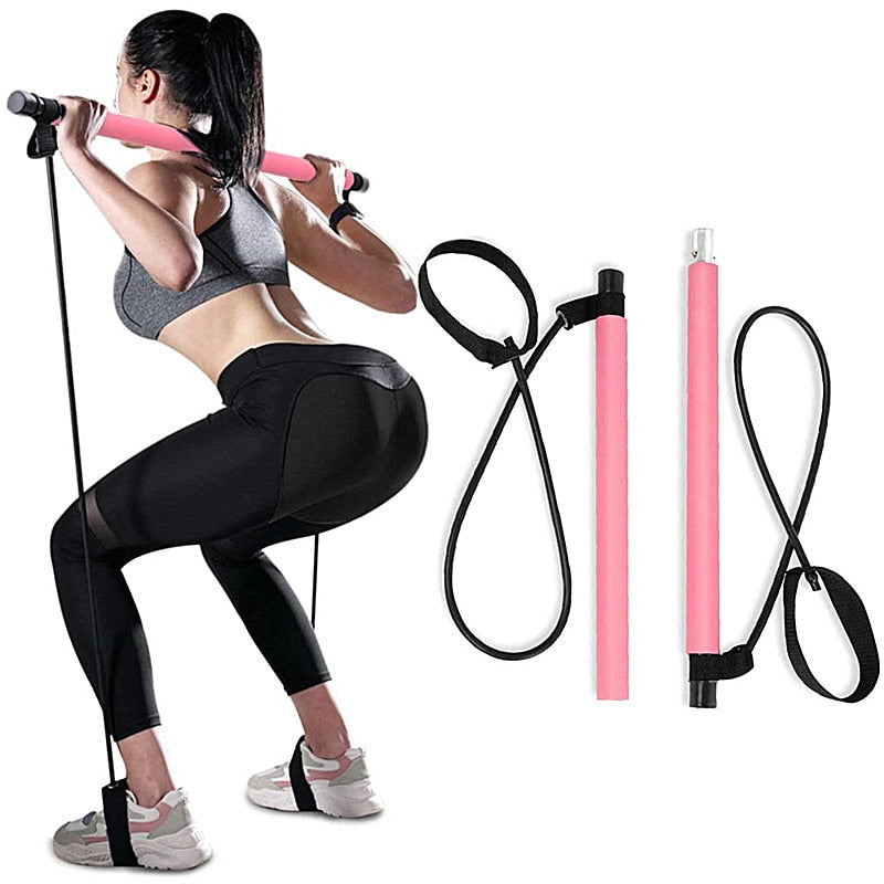 Bar Stick with Resistance Band